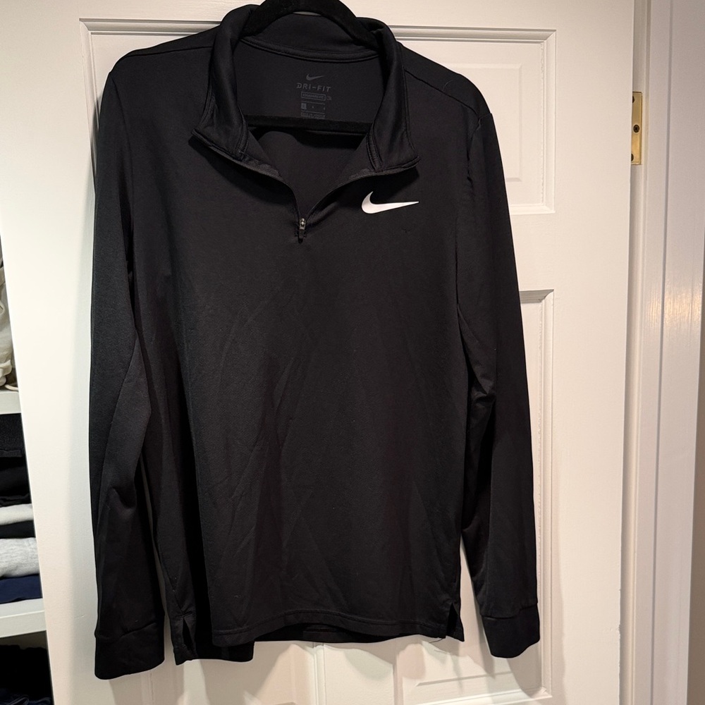 Nike Black Pullover with White Logo